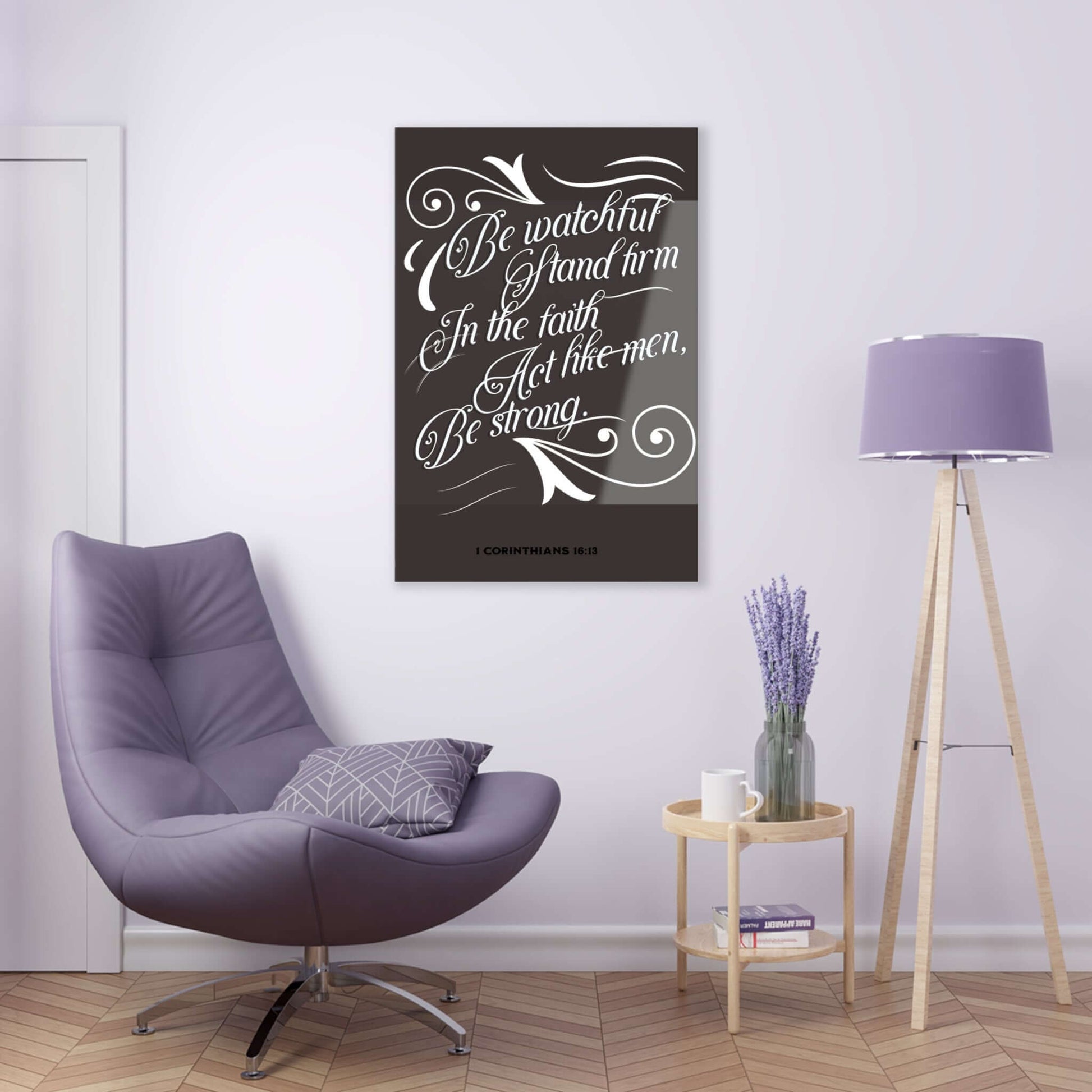 Wall Art for Stairs - Acrylic Print with Inspirational Scripture | Art & Wall Decor,Assembled in the USA,Assembled in USA,Decor,Home & Living,Home Decor,Indoor,Made in the USA,Made in USA,Poster
