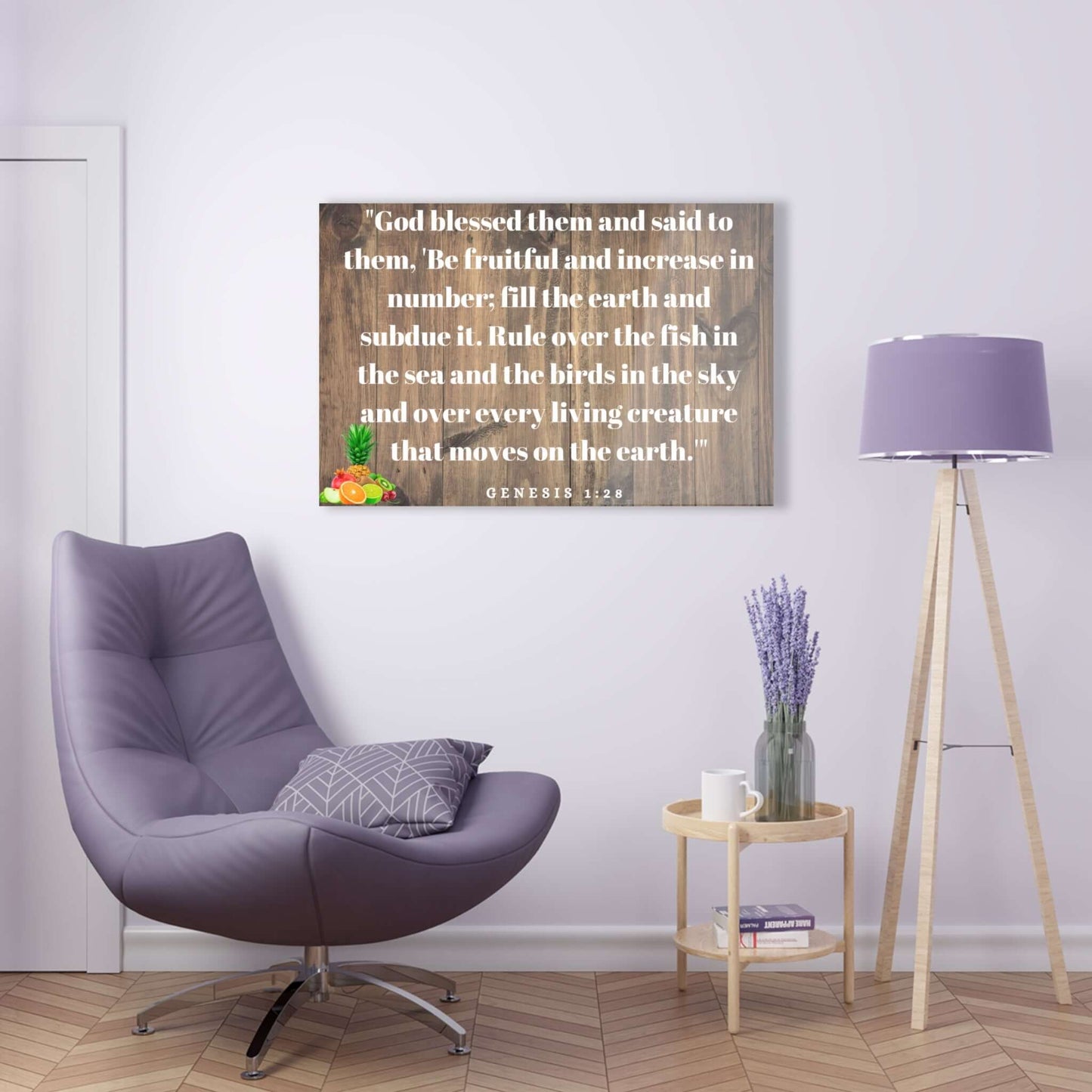 Hang Decor - Acrylic Print with Inspirational Scripture | Art & Wall Decor,Assembled in the USA,Assembled in USA,Decor,Home & Living,Home Decor,Indoor,Made in the USA,Made in USA,Poster