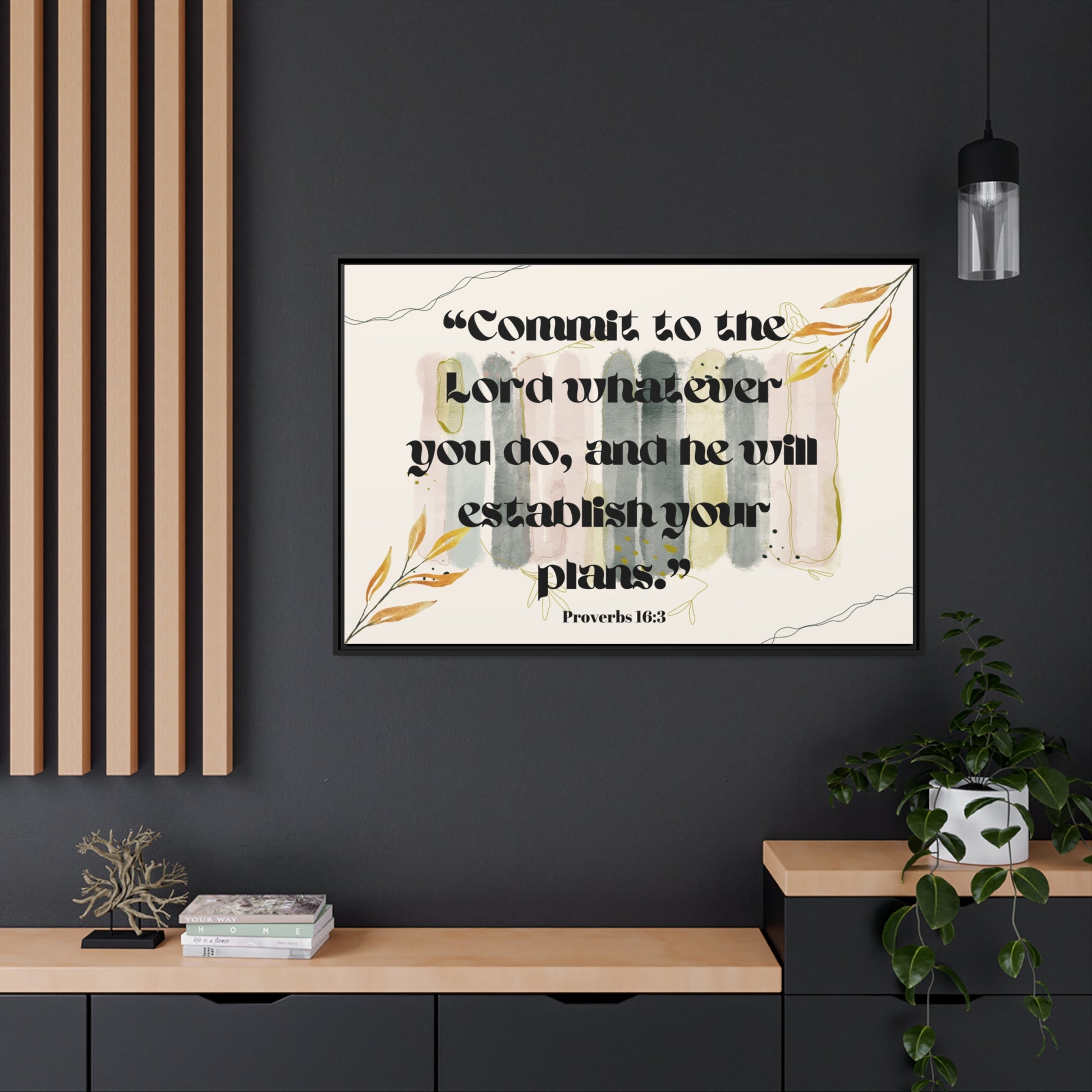 Framed Canvas Wall Art: Eco-Friendly, Vibrant Prints with Scriptural Verse | Art & Wall Decor,Canvas,Decor,Eco-friendly,Framed,Hanging Hardware,Home & Living,Summer Picks,Sustainable
