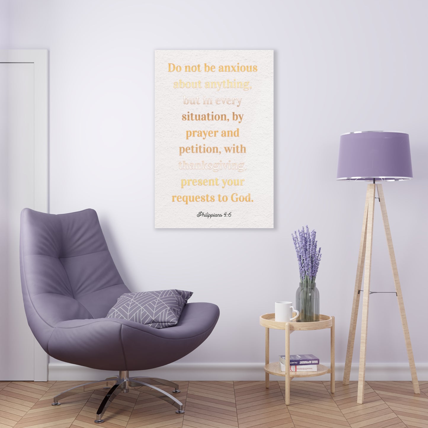 Scripture Quote Wall Art - Acrylic Wall Print with Inspirational Verse | Art & Wall Decor,Assembled in the USA,Assembled in USA,Decor,Home & Living,Home Decor,Indoor,Made in the USA,Made in USA,Poster