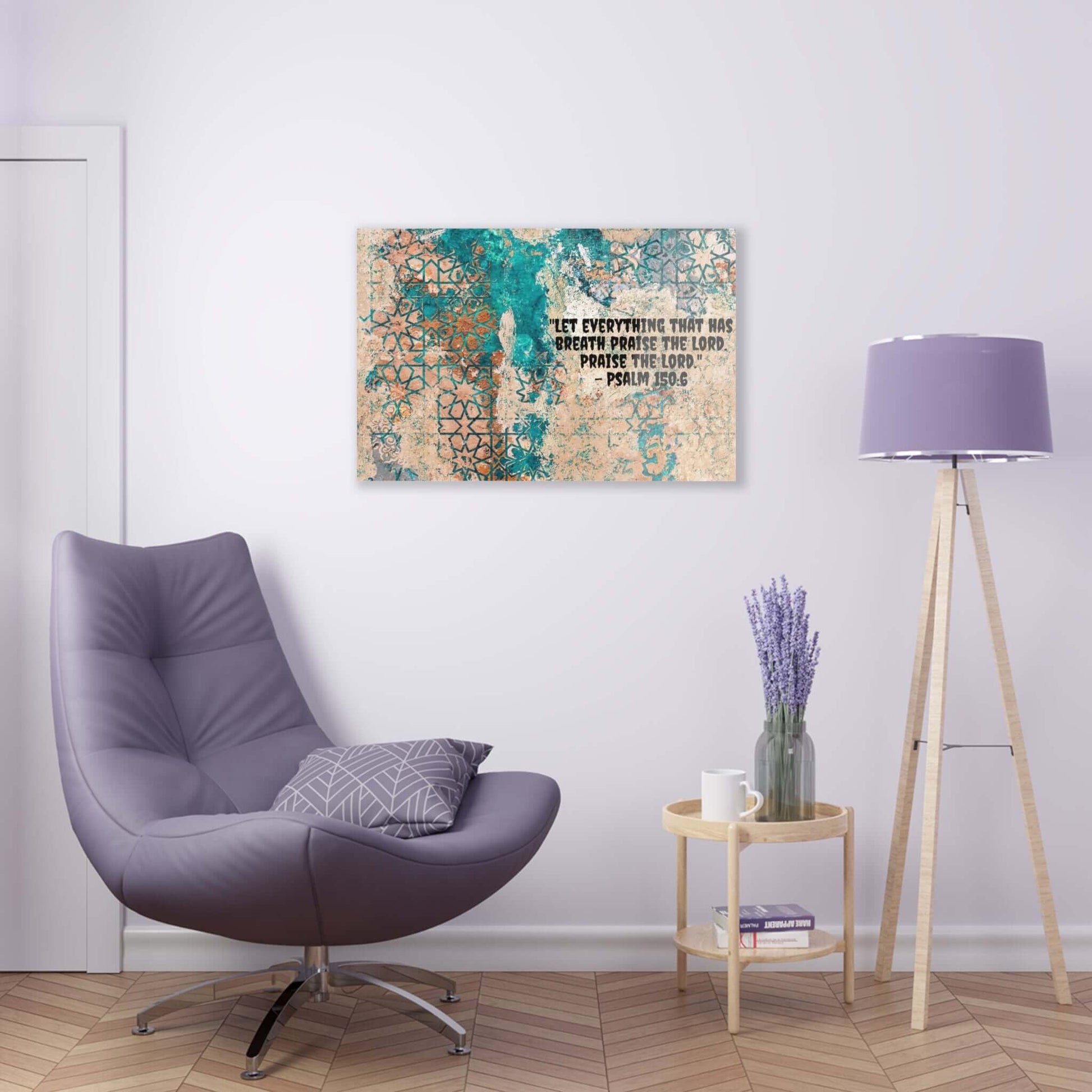 Rustic Wall Art - Acrylic Print with Psalm 150:6 | Art & Wall Decor,Assembled in the USA,Assembled in USA,Decor,Home & Living,Home Decor,Indoor,Made in the USA,Made in USA,Poster