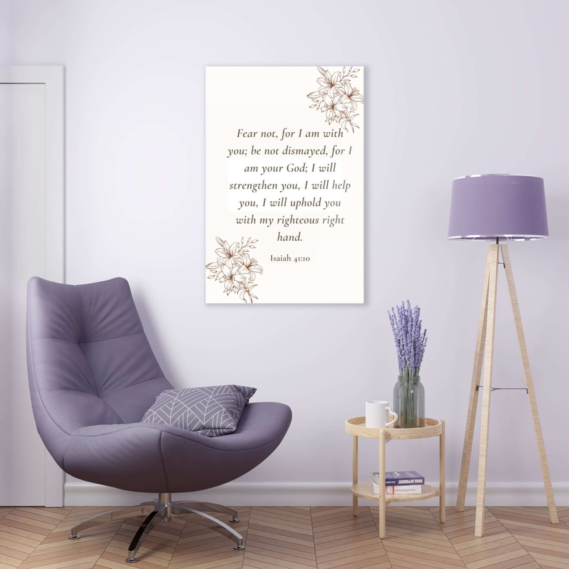 Minimalist Wall Decor: Acrylic Print with Uplifting Scripture | Art & Wall Decor,Assembled in the USA,Assembled in USA,Decor,Home & Living,Home Decor,Indoor,Made in the USA,Made in USA,Poster