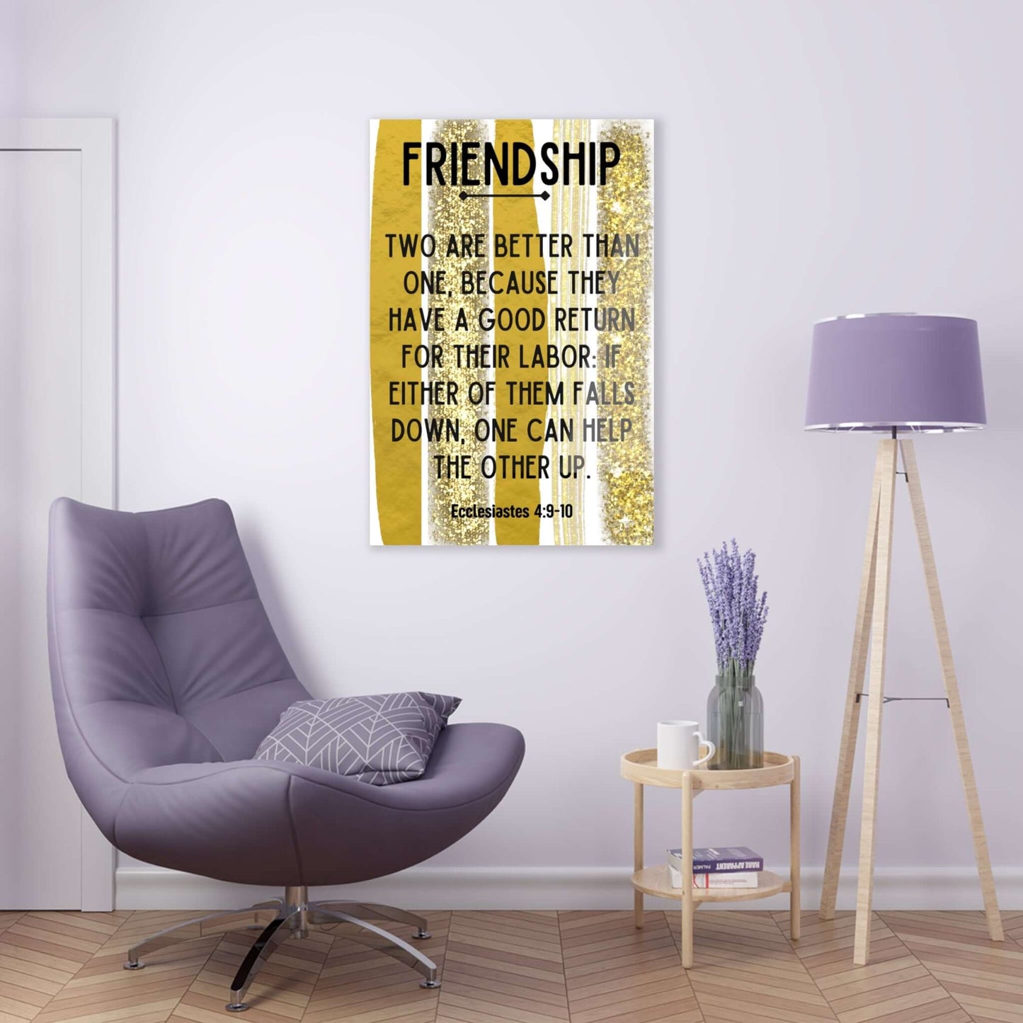 Entry Wall Decor: Acrylic Print with Inspiring Scripture | Art & Wall Decor,Assembled in the USA,Assembled in USA,Decor,Home & Living,Home Decor,Indoor,Made in the USA,Made in USA,Poster