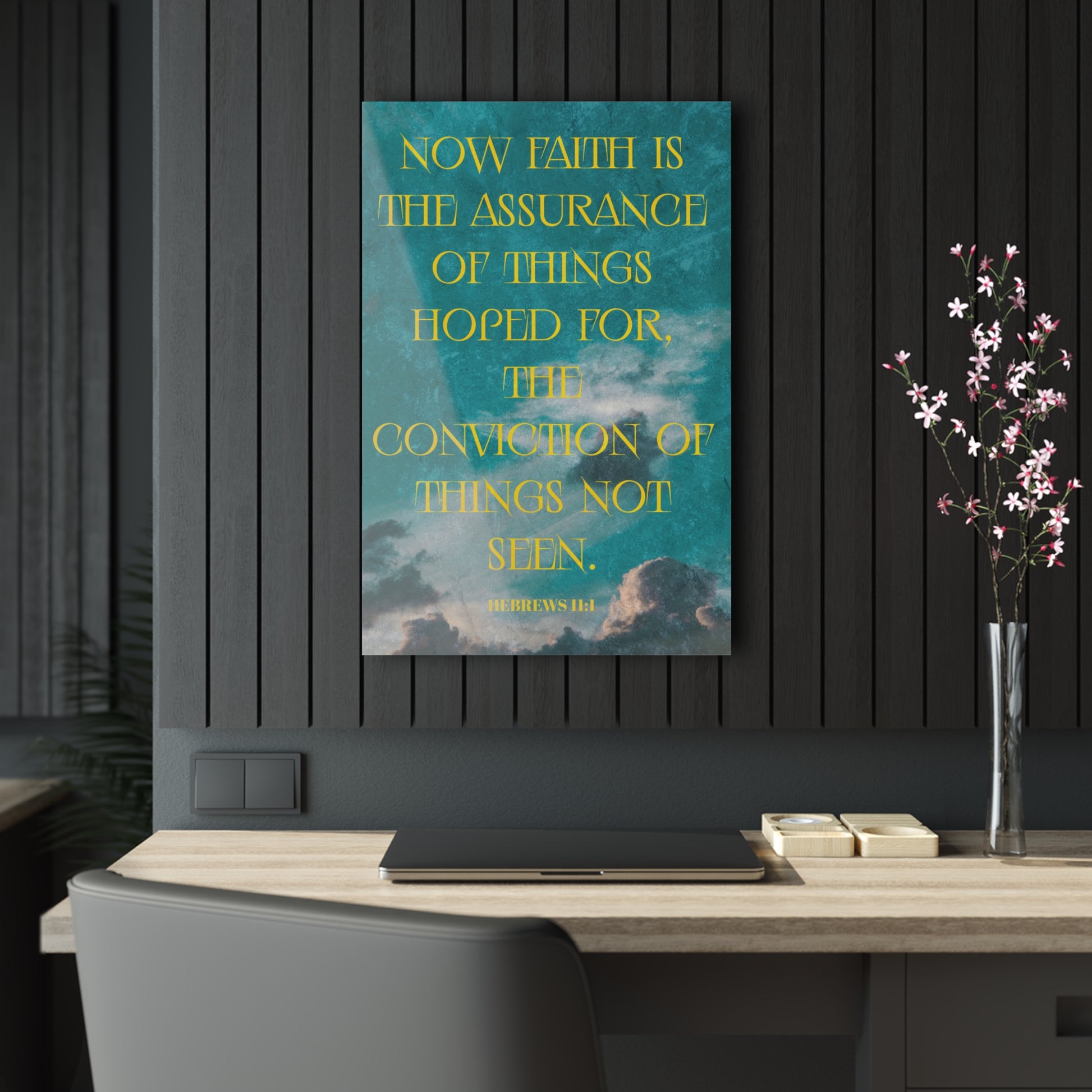 Bible Quote Large Bathroom Wall Art | Faith Assurance | Art & Wall Decor,Assembled in the USA,Assembled in USA,Decor,Home & Living,Home Decor,Indoor,Made in the USA,Made in USA,Poster