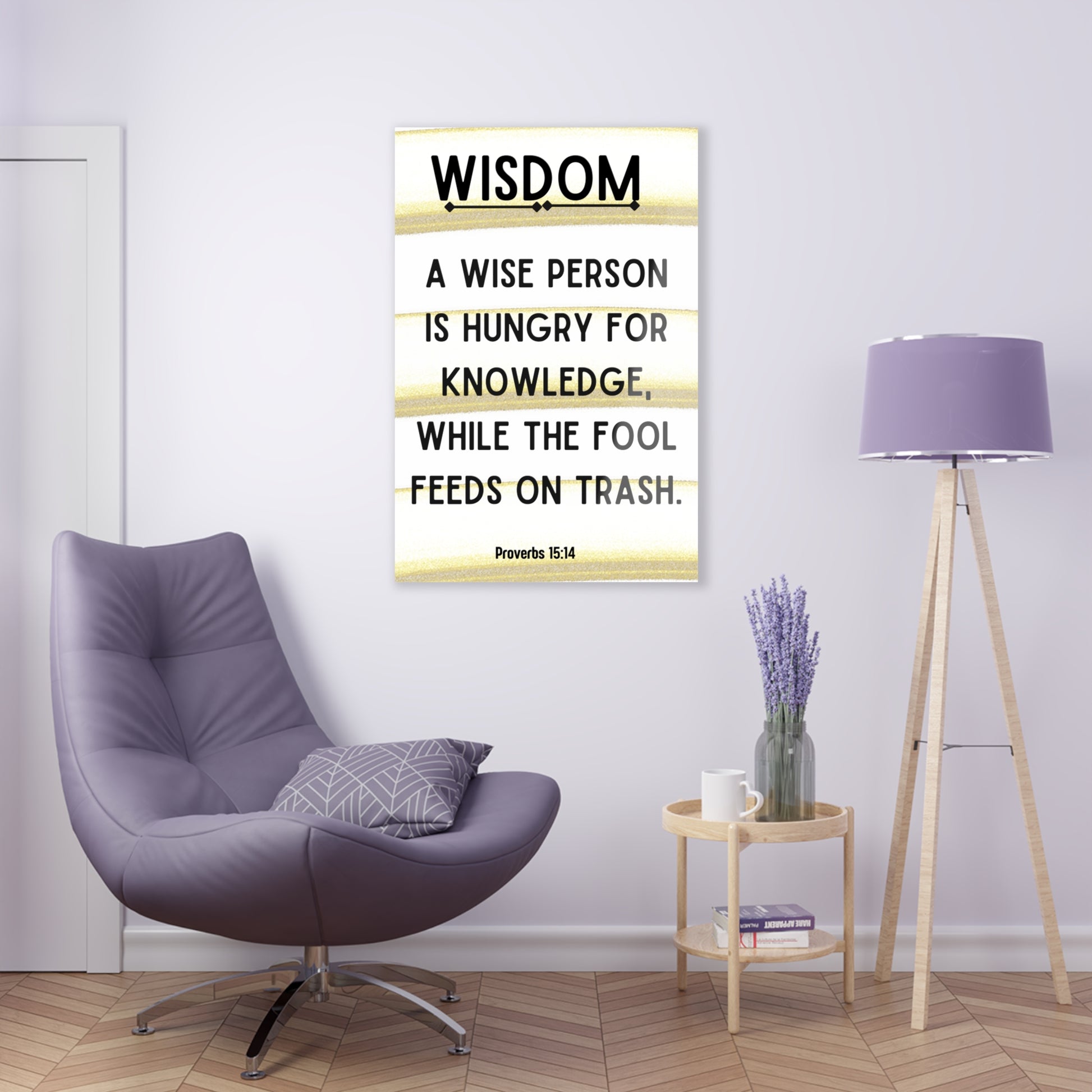 Wall Hanging Decor - Acrylic Print with Inspirational Scripture | Art & Wall Decor,Assembled in the USA,Assembled in USA,Decor,Home & Living,Home Decor,Indoor,Made in the USA,Made in USA,Poster
