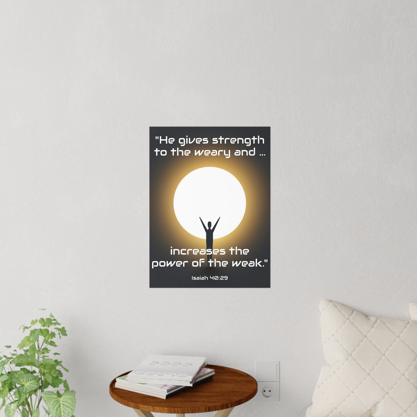 Inspirational Wall Decals for Bedroom - Durable & Repositionable with Bible Verse | Art & Wall Decor,Decor,Home & Living,Indoor,Magnets & Stickers,Posters,Stickers,TikTok