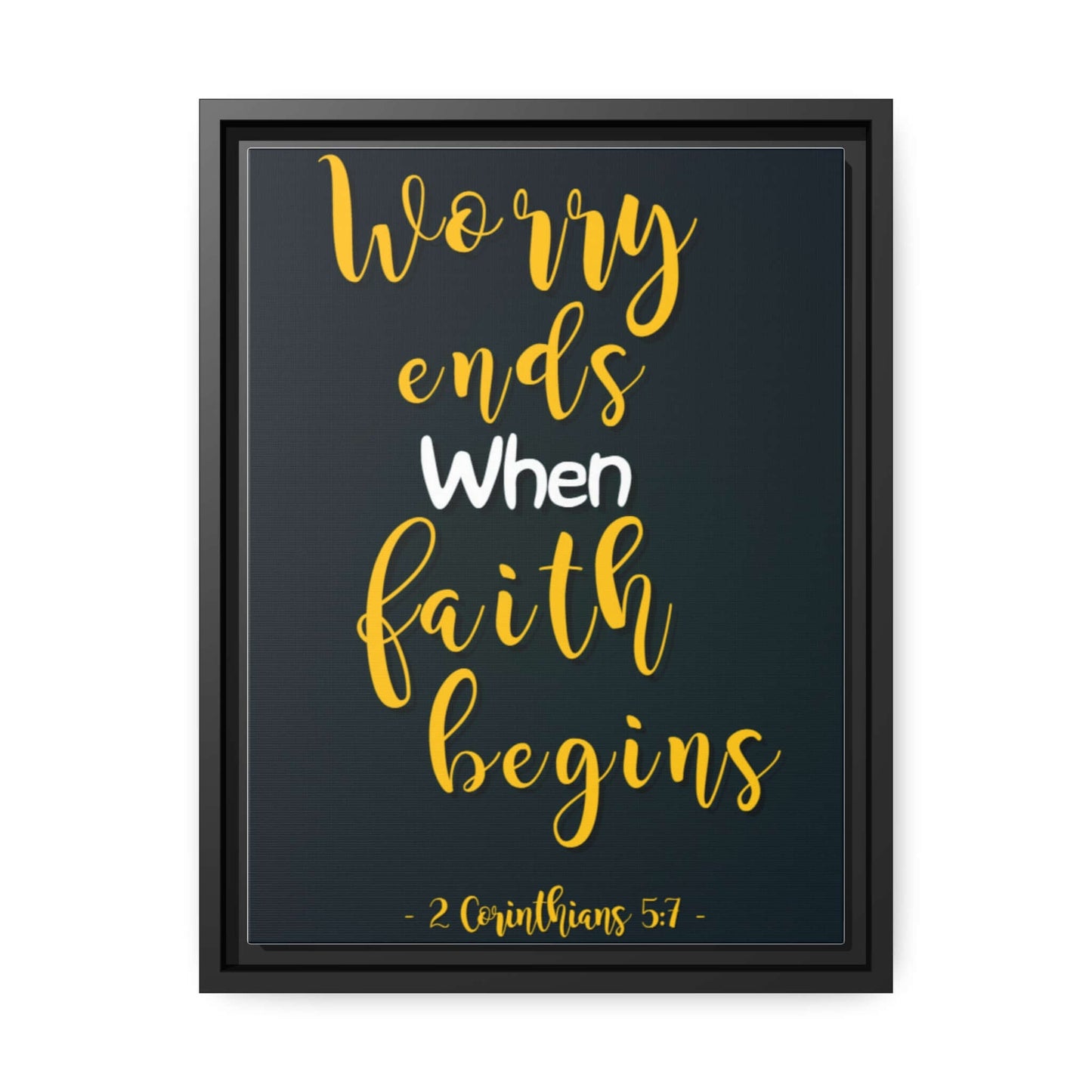 Elegant Wood Framed Canvas with Bible Verse - Multiple Sizes | Art & Wall Decor,Canvas,Decor,Eco-friendly,Framed,Hanging Hardware,Home & Living,Summer Picks,Sustainable
