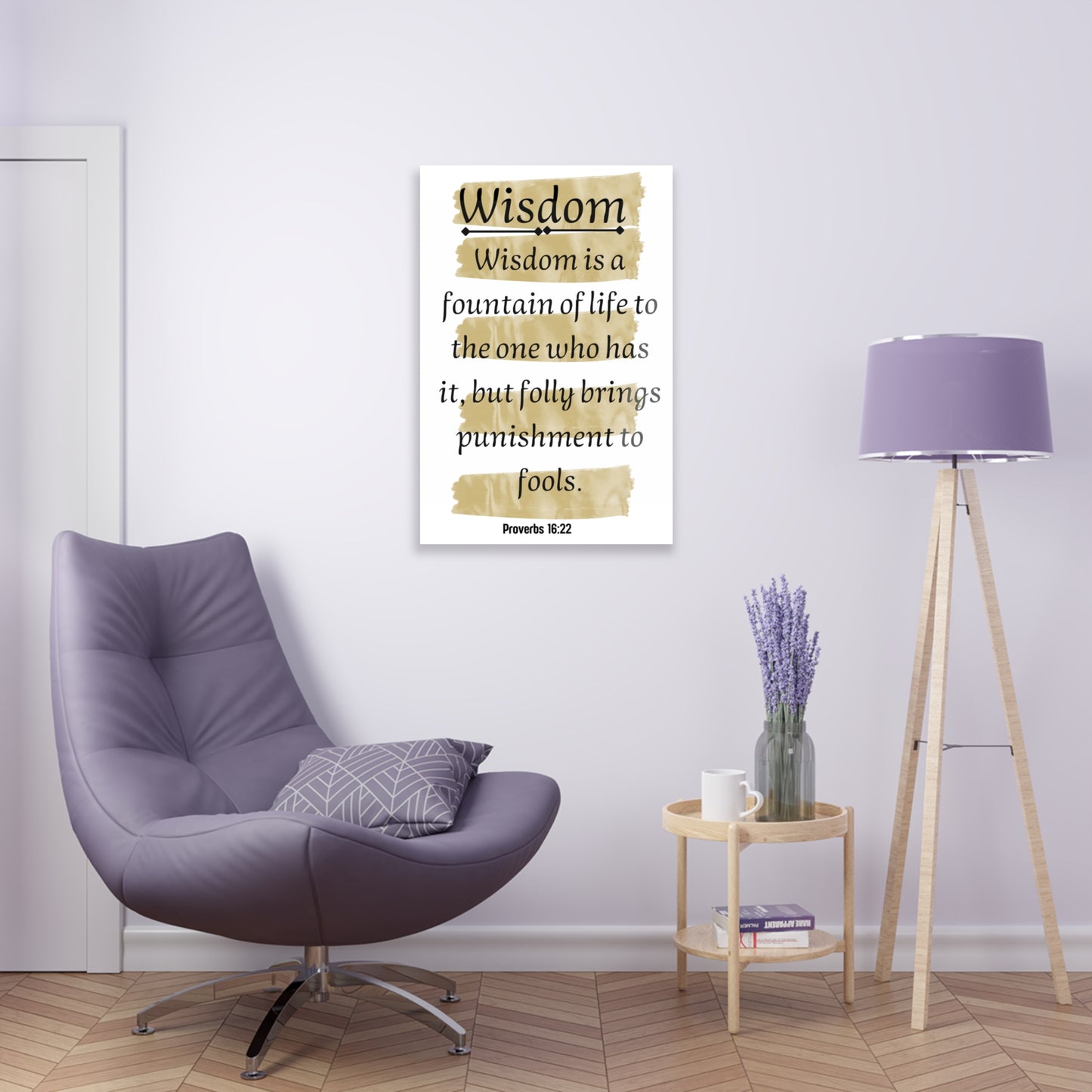 Large Wall Hanging - Acrylic Print with Inspirational Scripture | Art & Wall Decor,Assembled in the USA,Assembled in USA,Decor,Home & Living,Home Decor,Indoor,Made in the USA,Made in USA,Poster
