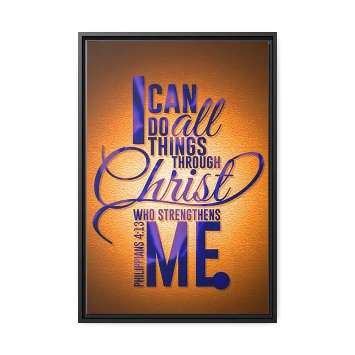 Elegant Framed Canvas Print with Inspirational Bible Verse | Art & Wall Decor,Canvas,Decor,Eco-friendly,Framed,Hanging Hardware,Home & Living,Summer Picks,Sustainable
