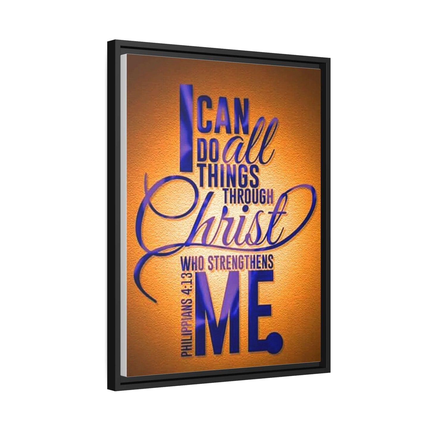 Elegant Framed Canvas Print with Inspirational Bible Verse | Art & Wall Decor,Canvas,Decor,Eco-friendly,Framed,Hanging Hardware,Home & Living,Summer Picks,Sustainable