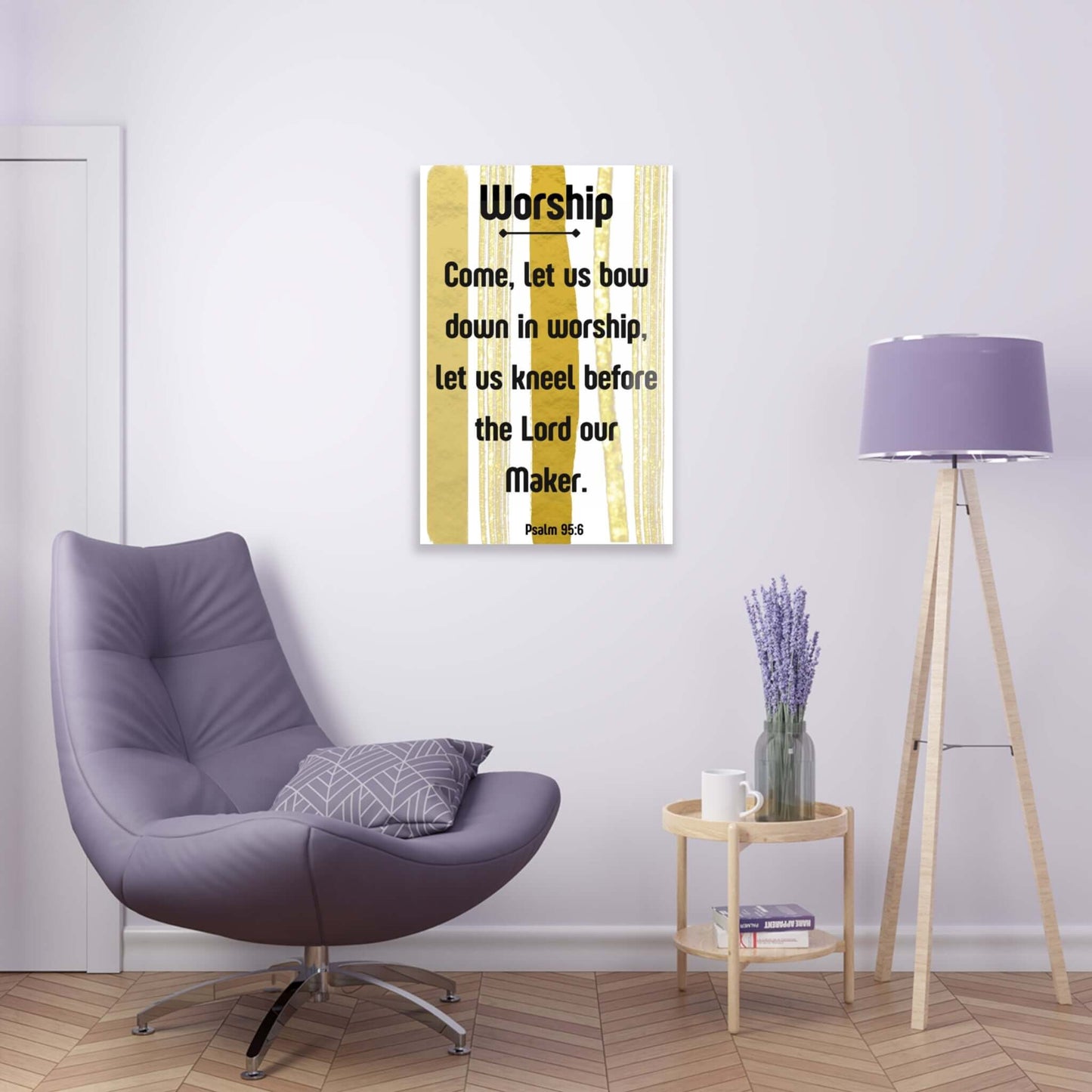 Wall Decor for Dining Room: Elegant Acrylic Print with Scripture | Art & Wall Decor,Assembled in the USA,Assembled in USA,Decor,Home & Living,Home Decor,Indoor,Made in the USA,Made in USA,Poster